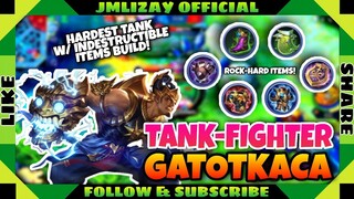 BEST WIPED-OUT SET OF TANK GATOTKACA | The HARDEST, most DURABLE & STRONGEST TANK you should PICK !