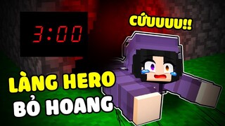 Noob Ruby Thử Thách 24h Thoát Khỏi"LÀNG HERO TEAM BỊ BỎ HOANG"3h Sáng  Siêu Kinh Dị Trong Minecraft