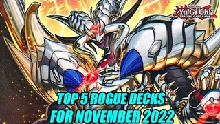 Top 5 Yu-Gi-Oh! Rogue Decks For November 2022