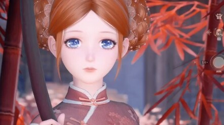 Saat kamu cosplay Kagura dengan cheongsam merah