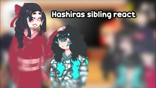 Hashiras siblings react | Gacha Demon Slayer | no ships! 😡