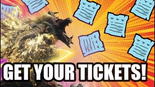 GET YOUR ASTRAL MELDING TICKETS | MHW: ICEBORNE - TEMPERED FURIOUS RAJANG