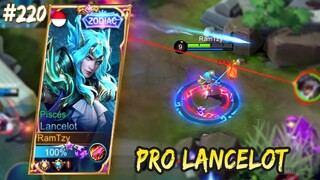 PRO LANCELOT 😱 | LANCELOT GAMEPLAY #220 | MOBILE LEGENDS BANG BANG