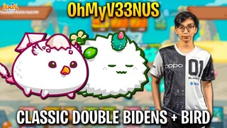 TOP RANK! DOUBLE PLANT BIDENS + BIRD! BLACKLIST OHMYV33NUS 3200 MMR - AXIE INFINITY