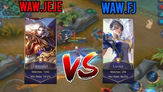 JEJE VS FJ BY1 LUNOX DAN LANCELOT! | SIAPA YANG LEBIH KUAT?