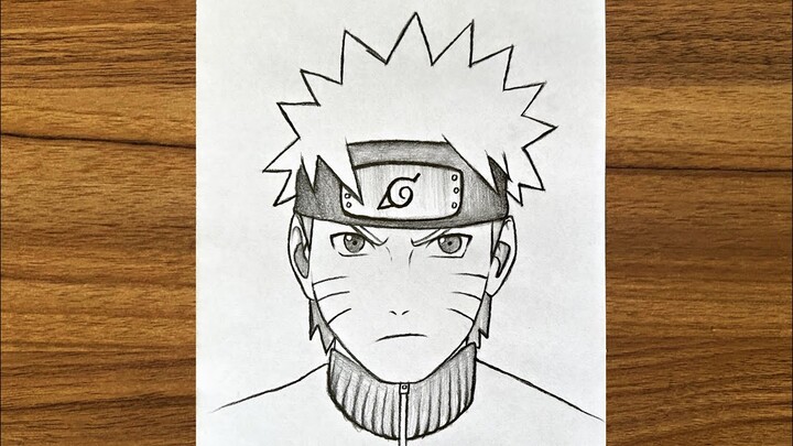How to draw Naruto step by step || Anime drawing step by step || How to draw anime step by step