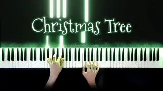V 'Christmas Tree' (Our Beloved Summer OST) | Piano Cover with Violins (with Lyrics & PIANO SHEET)