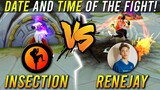 RENEJAY VS INSECTION | DATE AND TIME? | MLBB