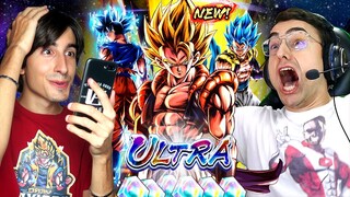 GIOSEPH e TUBE URLANO per la BROLY ANIMATION di GOGETA Ultra 😱 Dragon Ball Legends Summon ITA