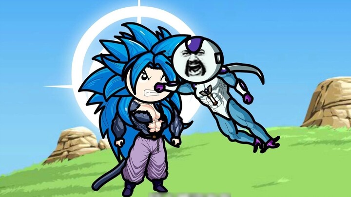 Angel Fang melawan Diamond Frieza.