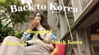 10 hours flight to Korea| 1month stay in Korea