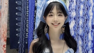 来大理一定要给自己扎染一条裙子