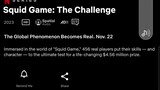 squid game the challenge tagalog dubbed on netflix November 22 2023