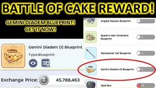 BATTLE OF CAKE REWARD! GEMINI DIADEM BLUEPRINT! May 2 2022