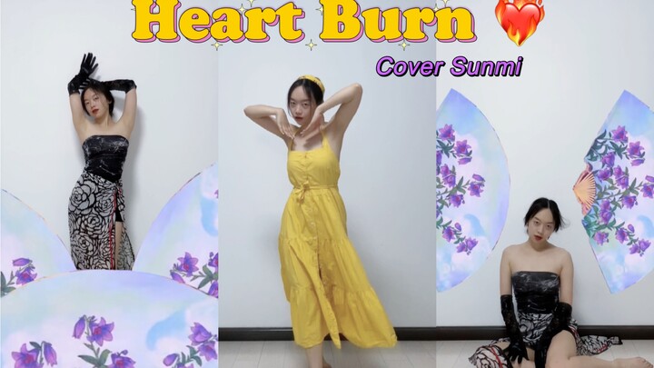 全网首个道具都还原的Heart Burn❤️‍🔥全曲翻跳｜3套换装｜夏天就要听李宣美