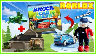 BERHASIL!!! BERAWAL DARI KANG CUCI MOBIL SEKARANG JADI JURAGAN PUNYA RUMAH MEWAH!! ROBLOX MIKOCIL