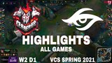 Highlight CES vs TS (All Game) VCS Mùa Xuân 2021 | CERBERUS Esports vs Team Secret