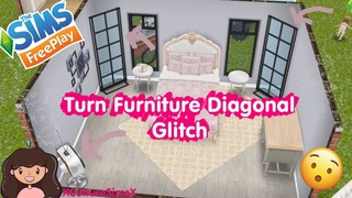 The Sims FreePlay: How To Turn Your Items Diagonally ( GLITCH VIDEO)