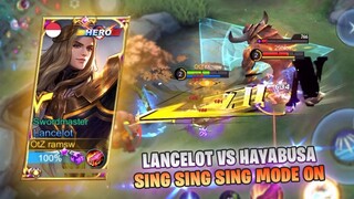 AGGRESSIVE LANCELOT VS HAYABUSA, SING SING MODE ON