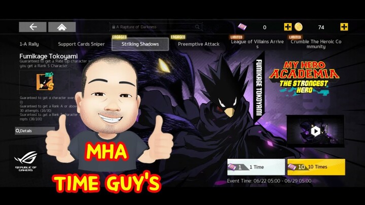 MHA TIME GUYS || MY HERO ACADEMIA THE STRONGEST HERO