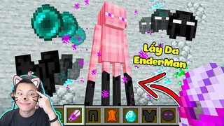 JAYGRAY THỬ THÁCH LẤY DA CỦA ENDERMAN TRONG MINECRAFT*CHẾ TẠO THÀNH CÔNG BỘ GIÁP NGƯỜI ENDER 💜👾