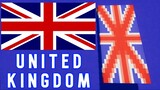 How to make the flag of the UK in Minecraft!
