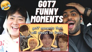 GOT7 FUNNY MOMENTS (REACTION)! 😂