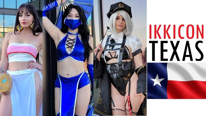 THIS IS IKKICON SWIMSUIT WATERPARK ANIME COMIC CON AUSTIN TEXAS BEST COSPLAY MUSIC VIDEO COSTUMES