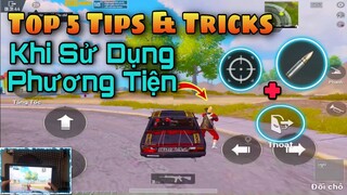 TOP 5 Tip & Trick Khi Sử Dụng Phương Tiện | Solo Squad Rank Quán Quân | Bong Bong TV [PUBG Mobile]