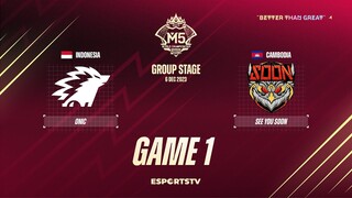 ONIC Esports vs See You Soon GAME 1 M5 World Championship Group Stage | ONIC vs SYS