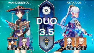 NEW Spiral Abyss 3.5 DUO Wanderer C0 & Bennett C6 / Ayaka C0 & Kazuha C2 / Floor 12 Genshin Impact