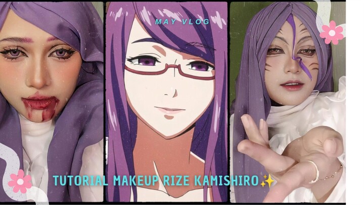 Makeup Rize Kamishiro Tokyo Ghoul  ✨🖤 #bestofbest #makeupcosplay #rizekamishiro