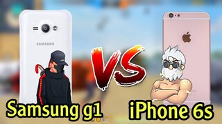 SAMSUNG G1 VS IPHONE 6S PLUS 📲 FREE FIRE 🇧🇷