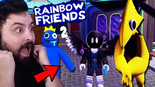 JOGANDO o NOVO RAINBOW FRIENDS 2 FINALMENTE !! (FINAL RUIM) - Roblox Rainbow Friends 2