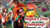 ANGELA x CHOU Gameplay | Shanghai maiden x Dragon  Boy! ML couple