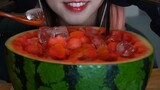 Teh manis semangka! Diminum dingin-dingin di musim panas!