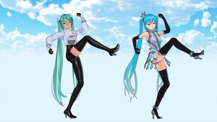 [Hatsune/MMD] เพื่อพิสูจน์ผลิตภัณฑ์ของพวกเขา นักร้องทั้งสองจึงเริ่มเล่นกล [Love Kill Baby ed]