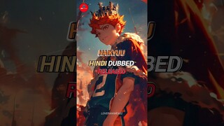 Haikyuu Anime Hindi Dubbed Released On Crunchyroll #shorts #haikyuu