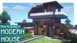 Minecraft: How to Build a Modern Wooden House!