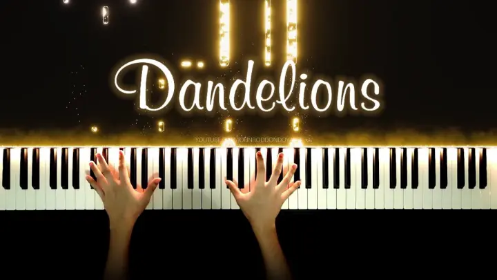 Ruth B. - Dandelions | Piano Cover with Strings (with Lyrics & PIANO SHEET)