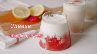 Drink- Milk tea & fruit tea- With cheese milk cover