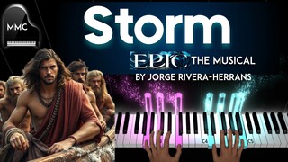 Storm  - EPIC THE MUSICAL (The Ocean Saga) by Jorge Rivera-Herrans  piano cover + sheet music