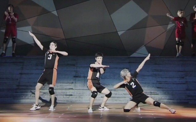 [Volleyball Boys Stage Play/Karenso] นี่น่าจะเป็นฉากเต้นไลน์ที่น่ารักที่สุด (σ′▽‵)′▽‵)σ