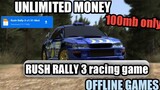 RUSH RALLY 3 MOD ULTIMATE MONEY 100MB ONLY ANDROID/IOS