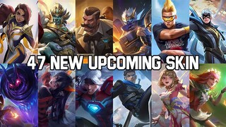 47 NEW SKIN UPCOMING MOBILE LEGENDS (Akai & Baxia New Skin!) - Mobile Legends Bang Bang