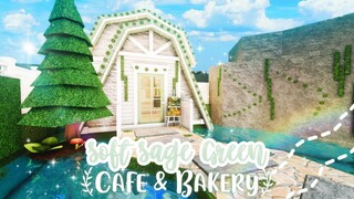 Soft Aesthetic Sage Green Lakeside Cafe & Bakery Speedbuild and Tour - iTapixca Builds