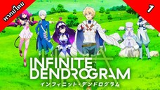 Infinite Dendrogram อินฟินิต เดนโดรแกรม ตอนที่ 1 พากย์ไทย