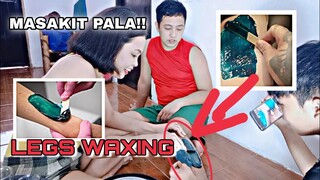 LEGS WAXING CHALLENGE WITH MY SIBLINGS | Laftrip to mga katropa na medyo masakit | CarlTropa