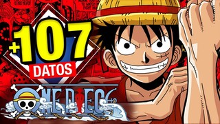107 Datos SALVAJES Que DEBES Saber Sobre One Piece | ¿Cómo llegamos al Film: RED? | Átomo Network