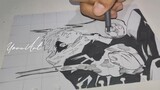 Menggambar Anime - Menggambar Itadori Yuji - Jujutsu Kaisen | Yoru Art